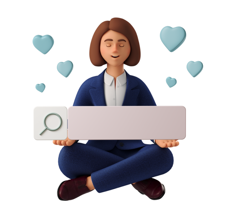 Web search illustration